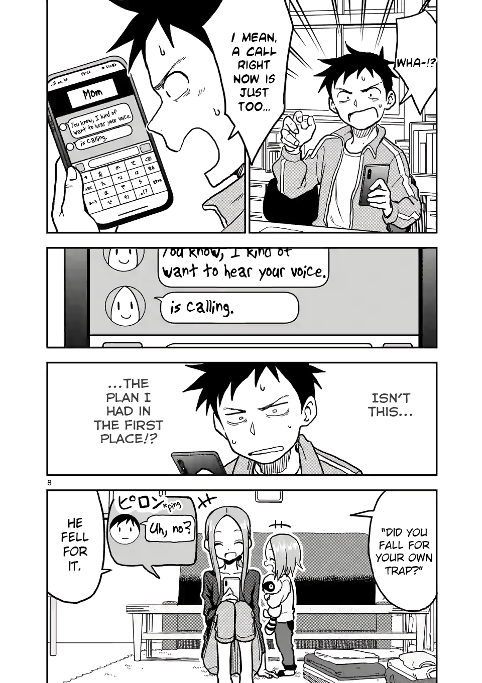 Karakai Jouzu no (Moto) Takagi-san Chapter 113 8